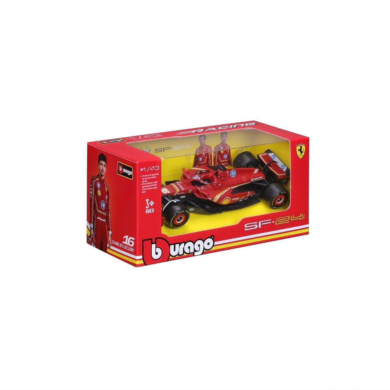 Bburago Formula Racing F1 Ferrari SF-24 #16 Leclerc – 1:43